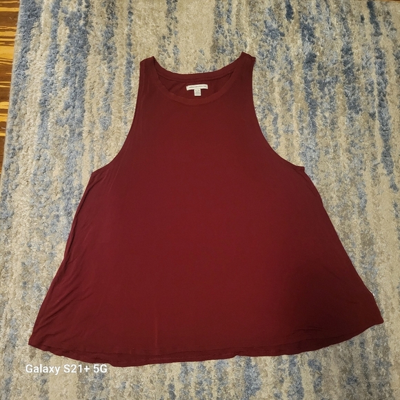 American Eagle Outfitters Tops - American Eagle Outfitters size XL Women's Sleeveless Burgundy Top